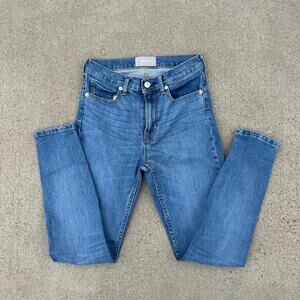Everlane High Rise Skinny Blue Jeans 27 Regular